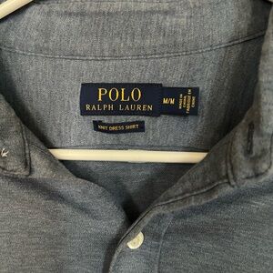 Polo Ralph Lauren knit dress shirt - blue